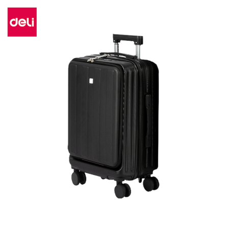 กระเป๋าเดินทางล้อลาก DELI EH1054-BK-24-01 24นิ้ว สีดำ_0
